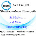 Shantou Port mare che spediscono a New Plymouth